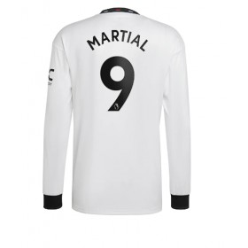 Herren Fußballbekleidung Manchester United Anthony Martial #9 Auswärtstrikot 2022-23 Langarm